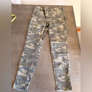 American Eagle Outfitters Camo High rise pants size 12